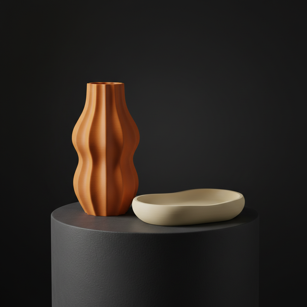 3D-Deko Set – Vase & Ablage
